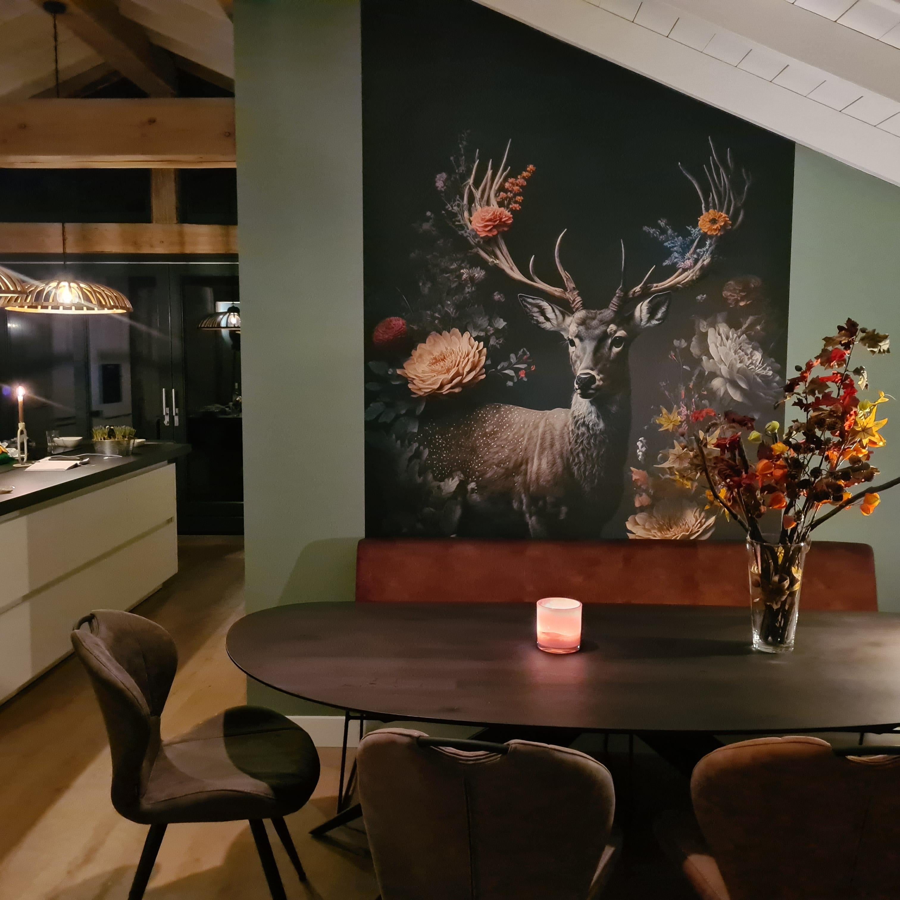 klantfoto behang hert