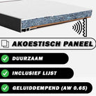 Schilderij op dibond - moderne wanddecoratie van metaal met matte finish