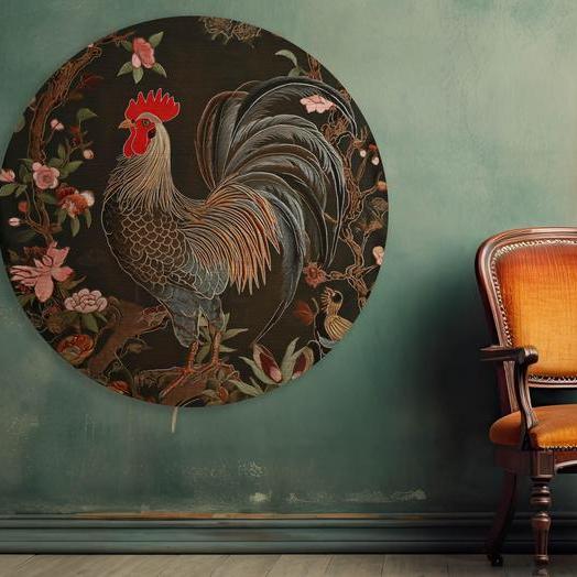 muurcirkel rooster haan