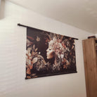 klantfoto wandkleed met vrouw