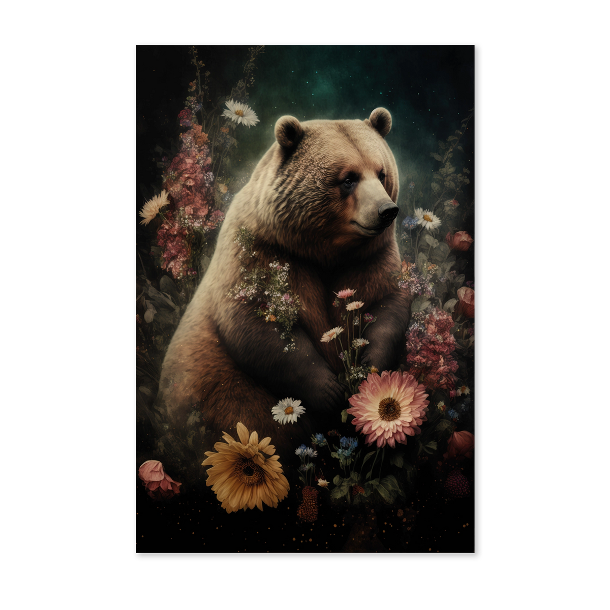 Bear wanddecoratie