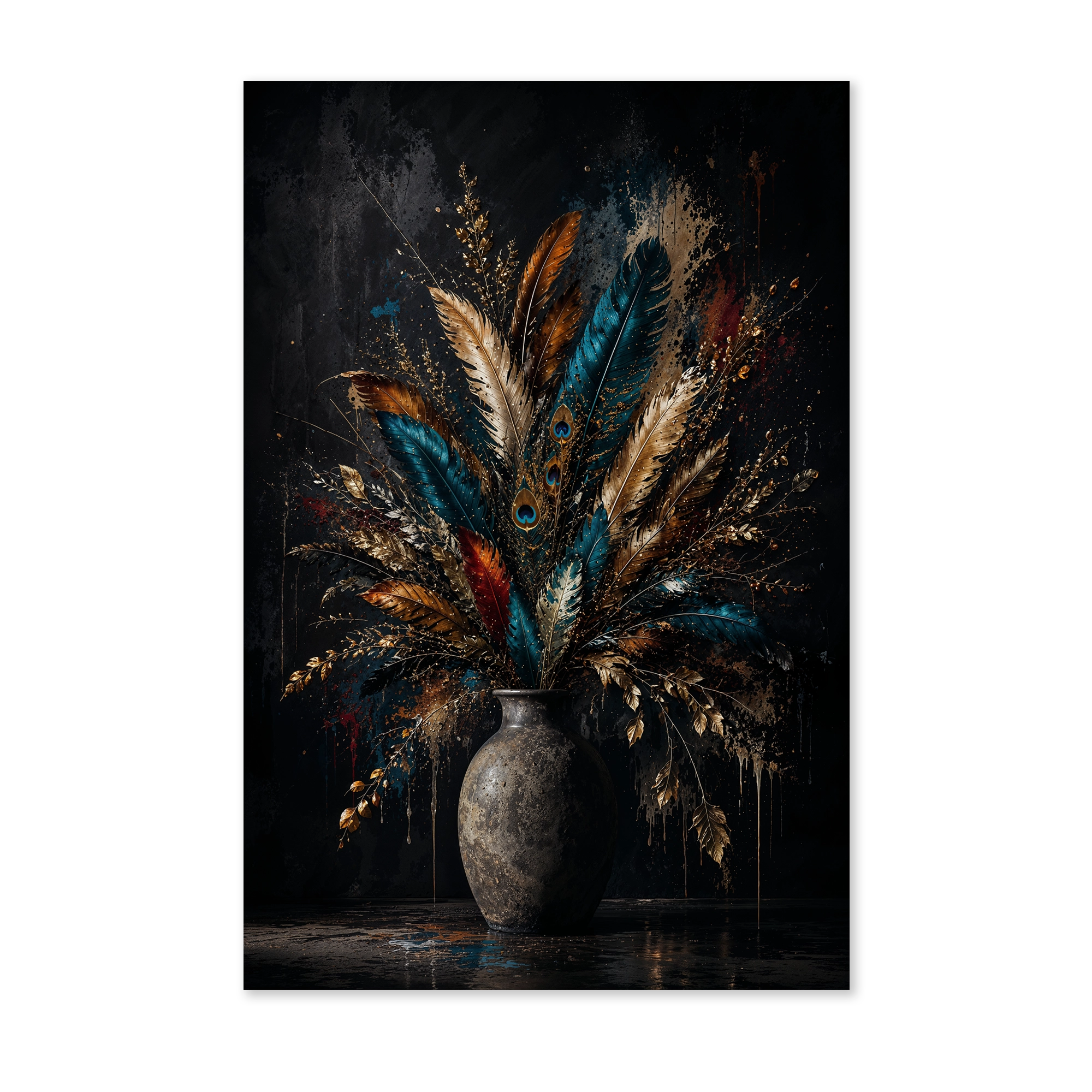 Bloemen 22 wanddecoratie