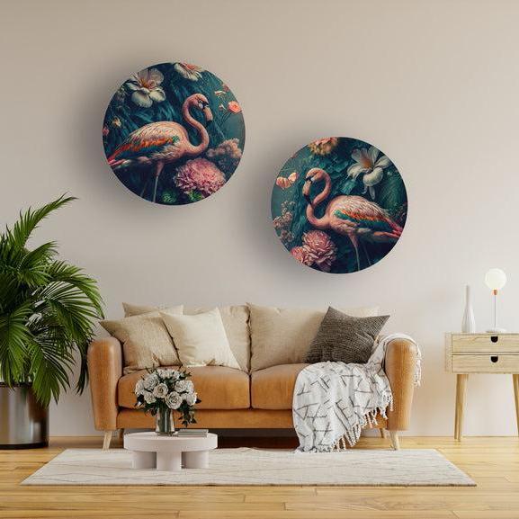 Schilderij op dibond - moderne wanddecoratie van metaal met matte finish