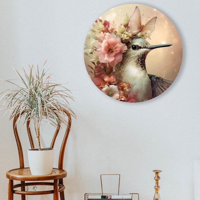 Muurcirkel dieren woonkamer