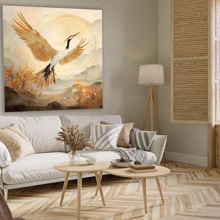 Kunstwerk kraanvogel