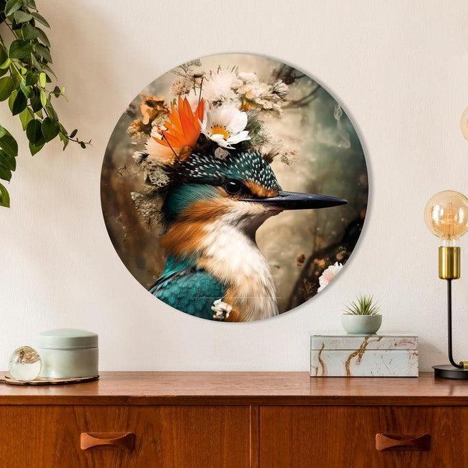 Schilderij op dibond - moderne wanddecoratie van metaal met matte finish