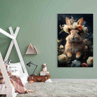 Schilderij op dibond - moderne wanddecoratie van metaal met matte finish