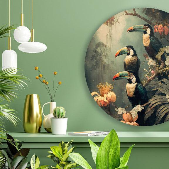 Schilderij op dibond - moderne wanddecoratie van metaal met matte finish