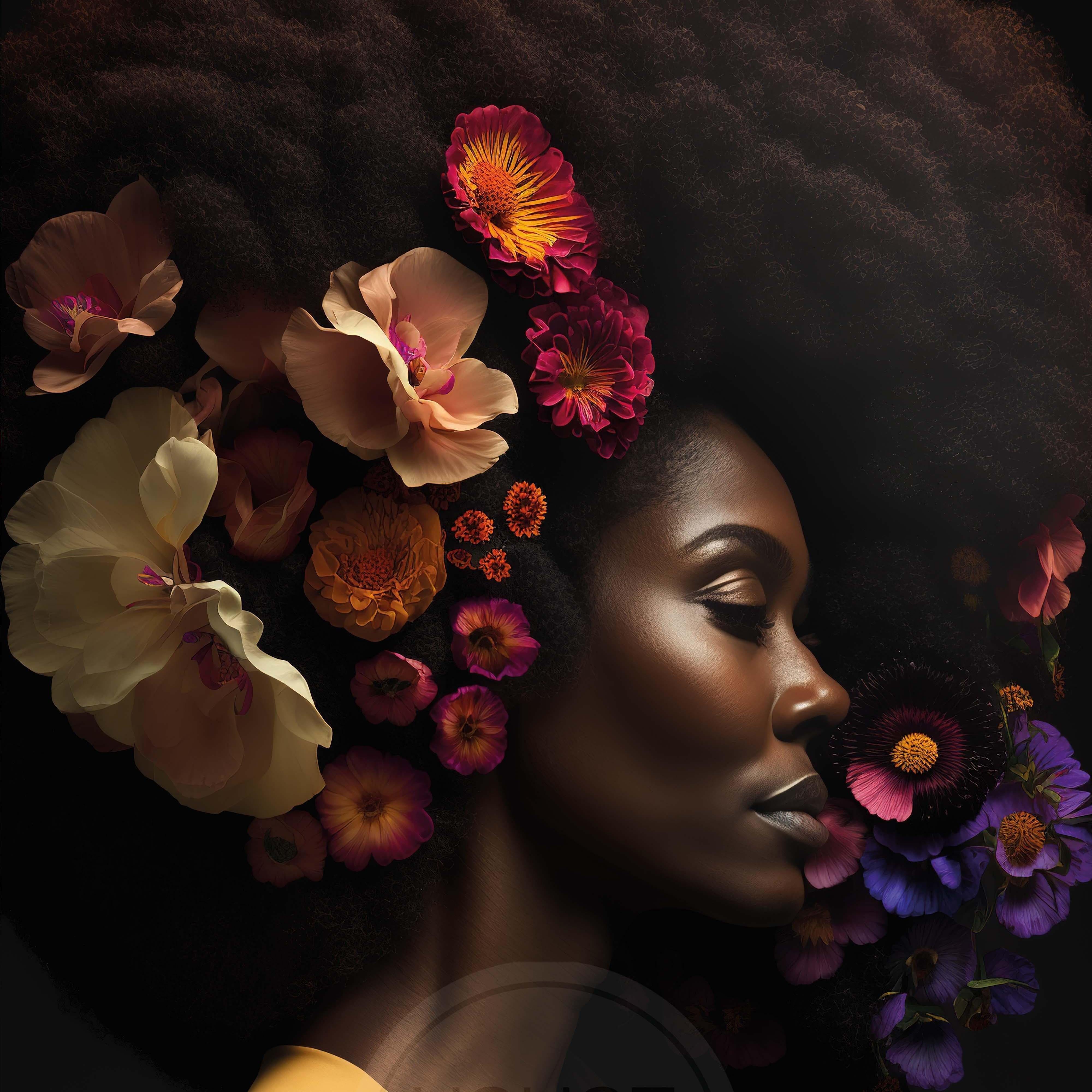 Wandkleed vrouw botanisch