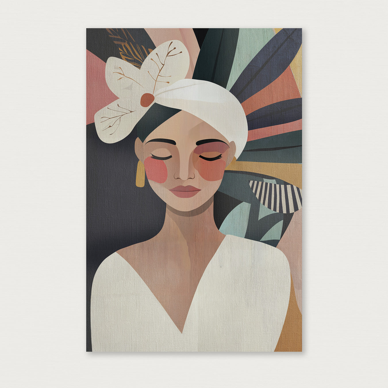 Amelia · Canvas-Poster staand-House of Posters-House of Posters