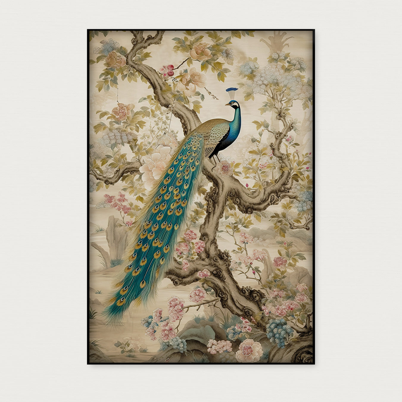 Aziatisch Pauw · Artframe-Poster staand-House of Posters-House of Posters