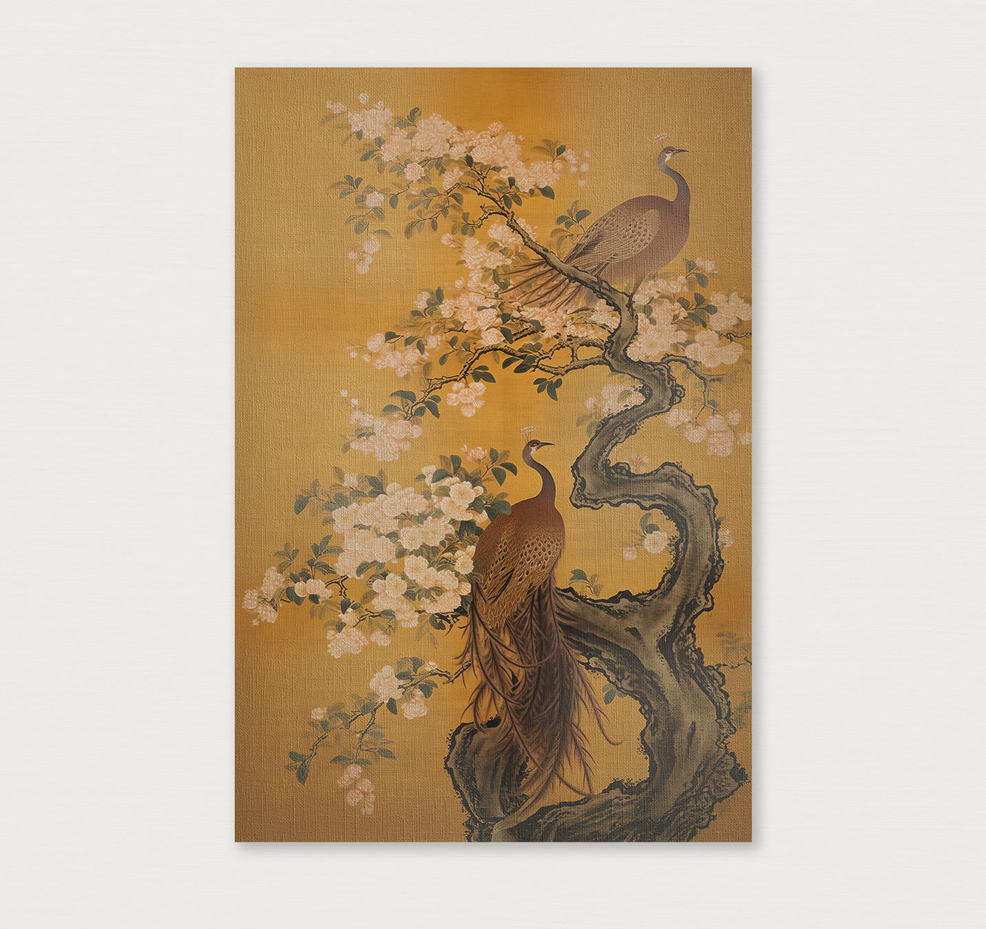 Aziatisch Pauwen · Canvas-Poster staand-House of Posters-House of Posters