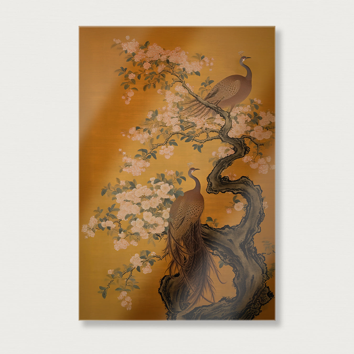 Aziatisch Pauwen · Plexiglas-Poster staand-House of Posters-House of Posters