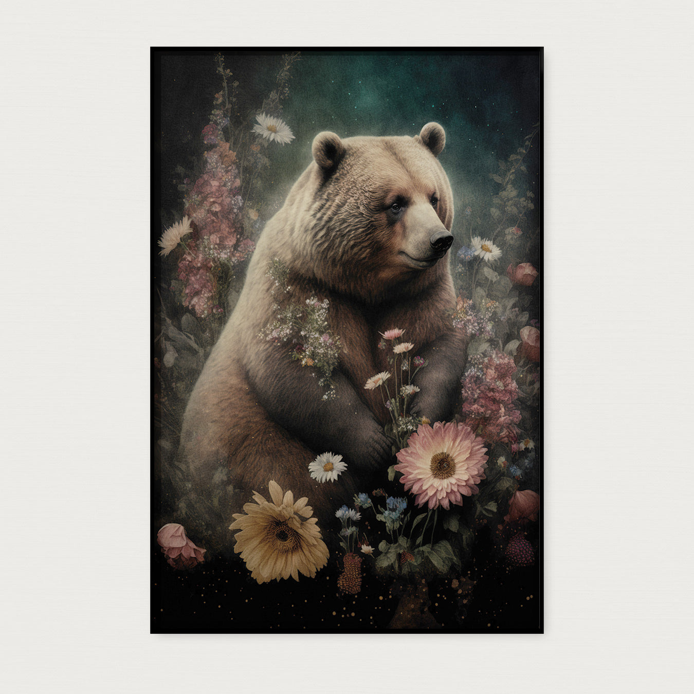 Bear · Akoestisch paneel-Poster staand-House of Posters-House of Posters