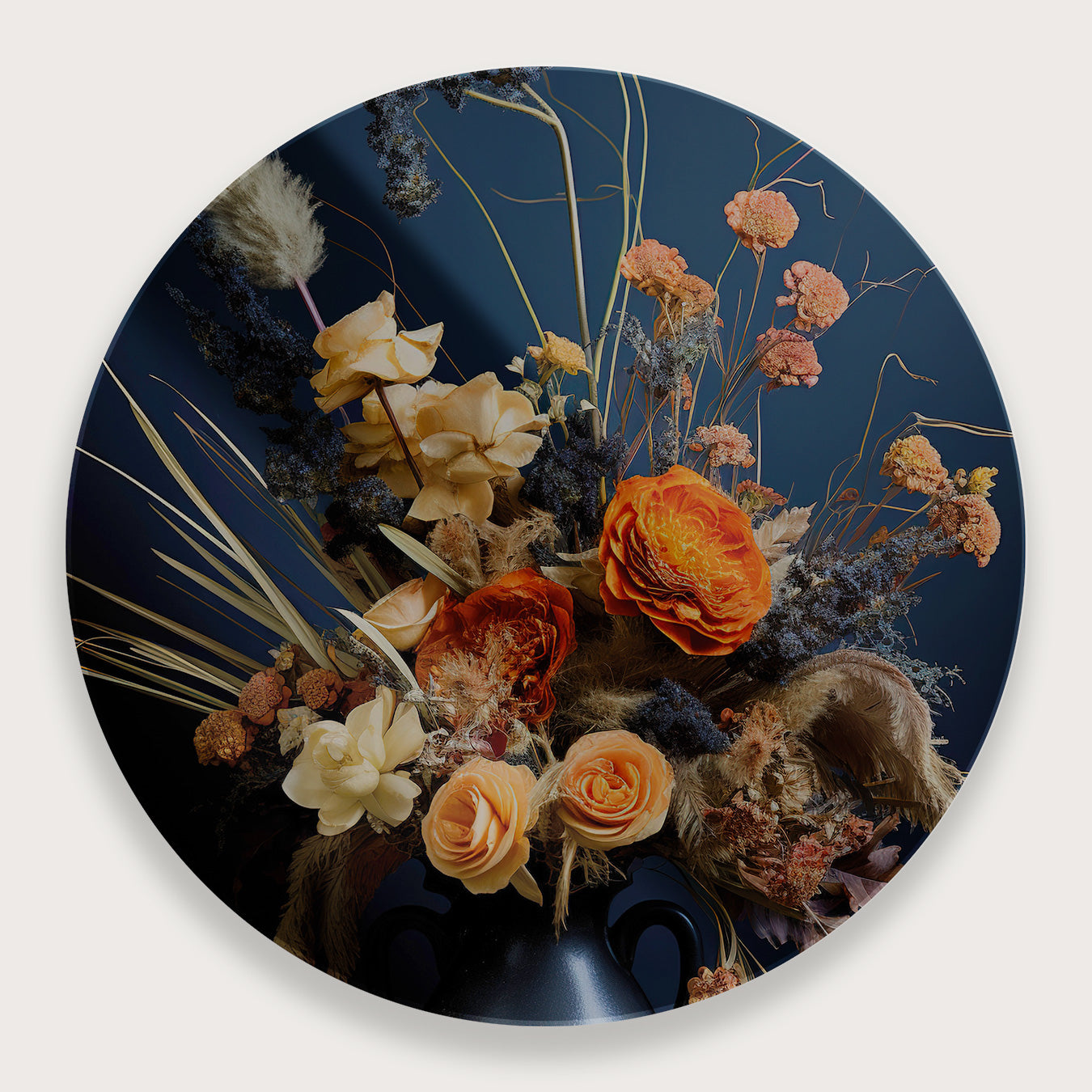 Bloemen 12 · Plexiglas-Muurcirkel-House of Posters-House of Posters