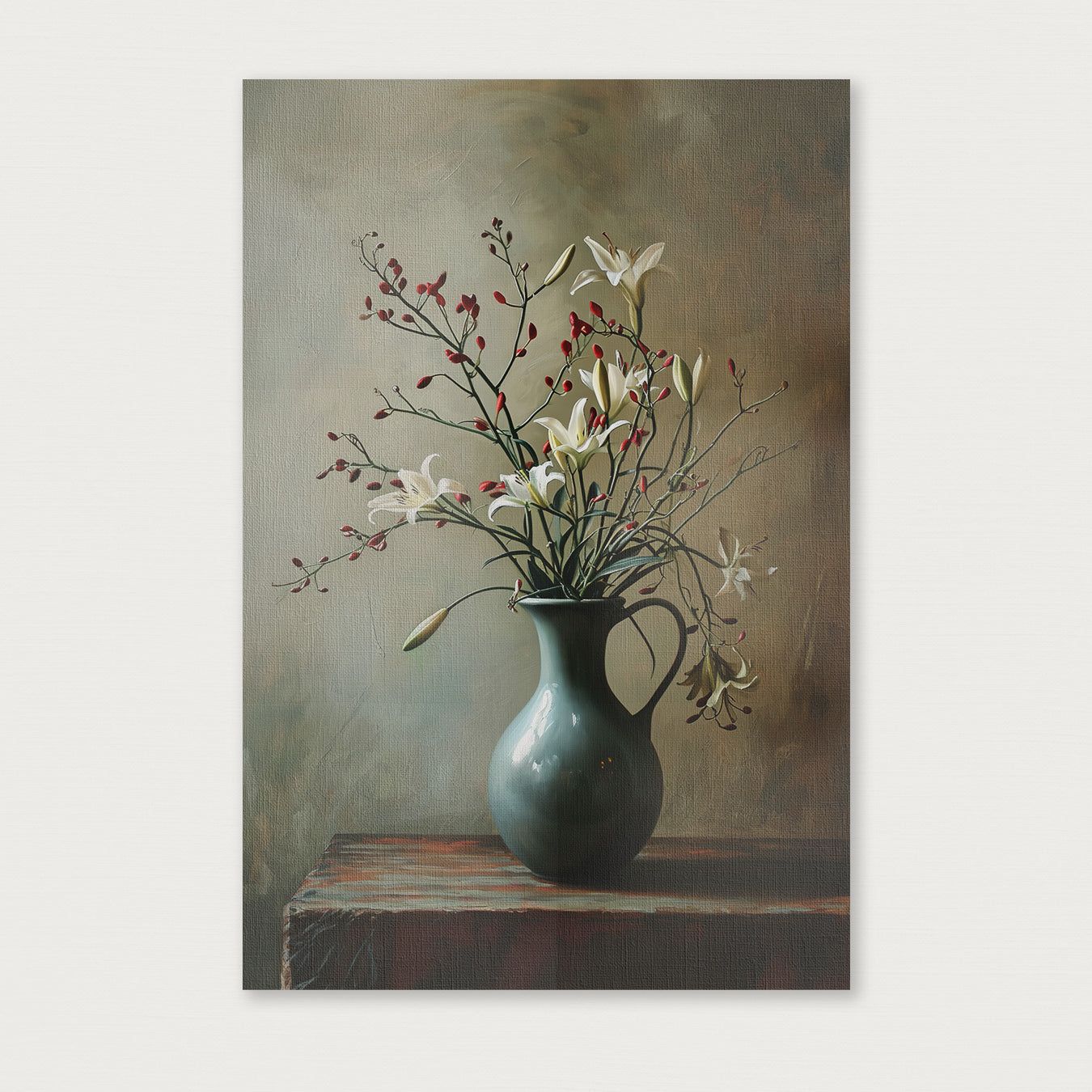 Bloemen 13 · Canvas-Poster staand-House of Posters-House of Posters