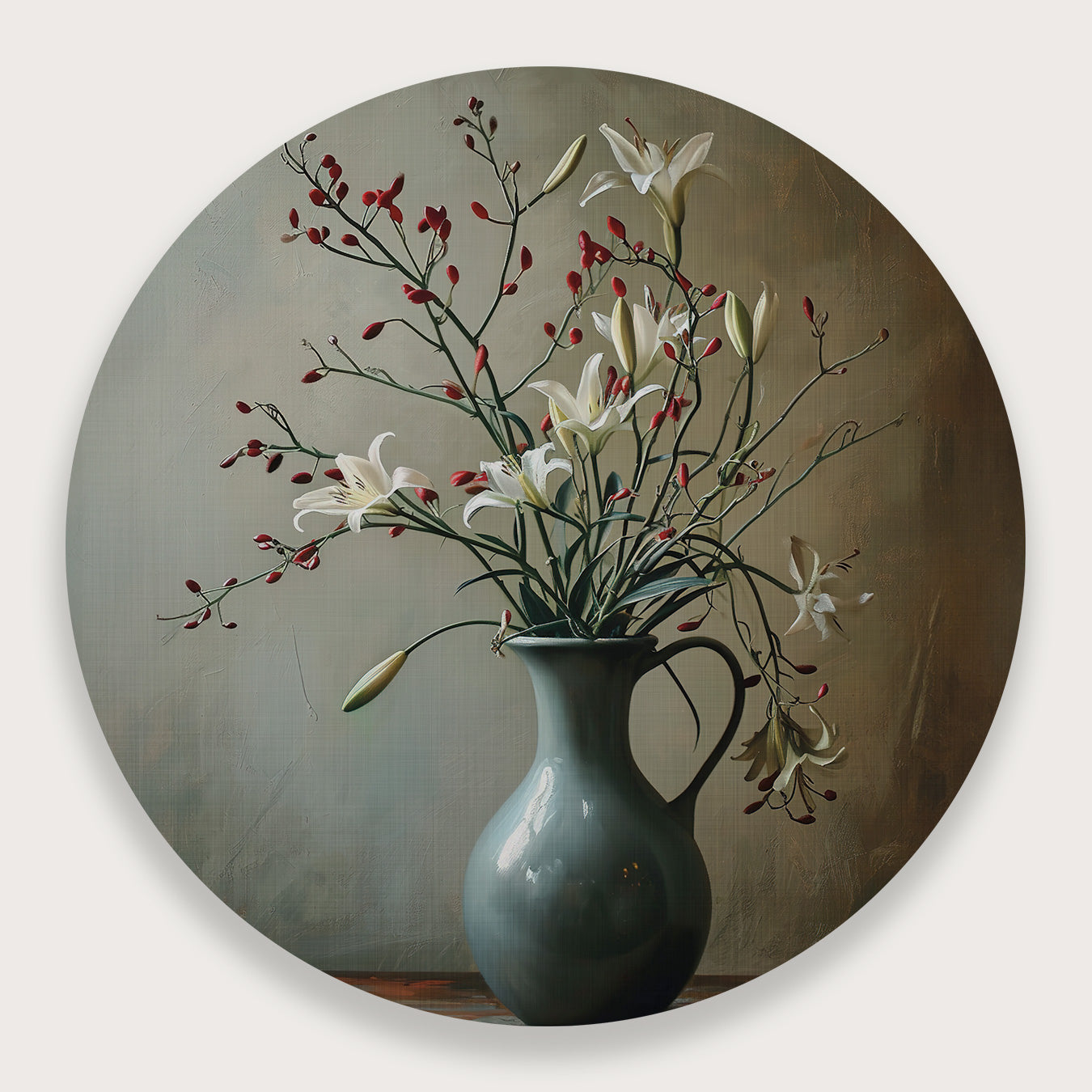 Bloemen 13 · Muurcirkel-Muurcirkel-House of Posters-House of Posters