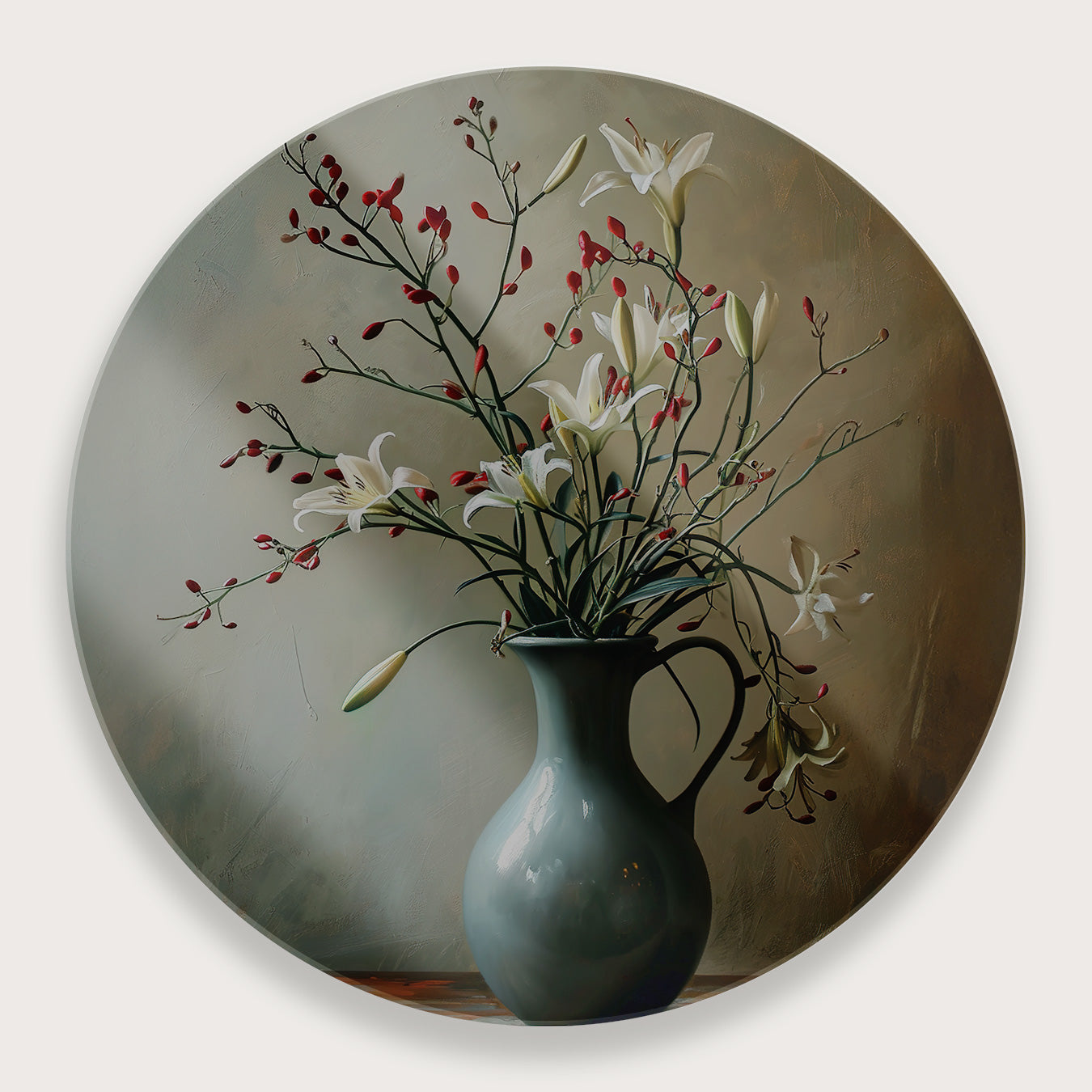 Bloemen 13 · Plexiglas-Muurcirkel-House of Posters-House of Posters