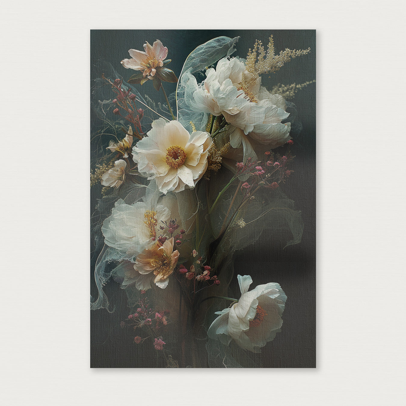 Bloemen 14 · Canvas-Poster staand-House of Posters-House of Posters