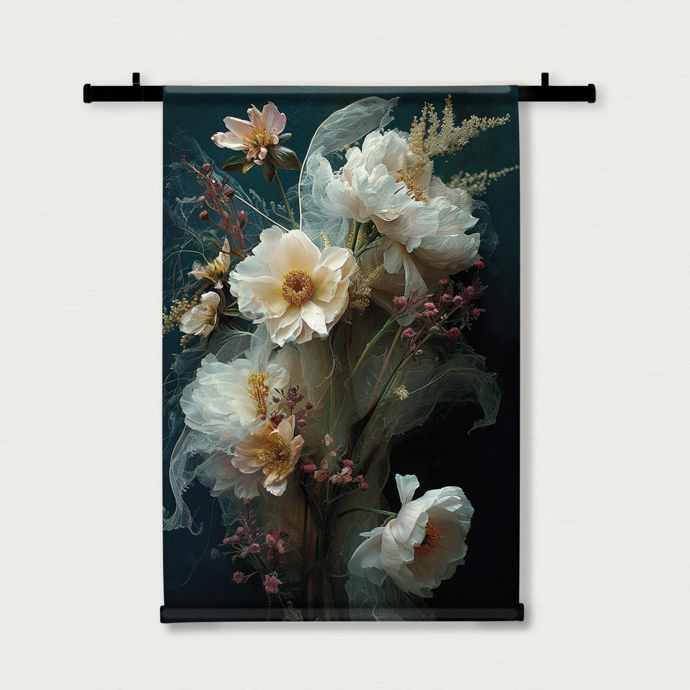 Bloemen 14 | Wandkleed | Mezo | 90x140 cm | Tweedekans-Wandkleed-House of Posters-House of Posters