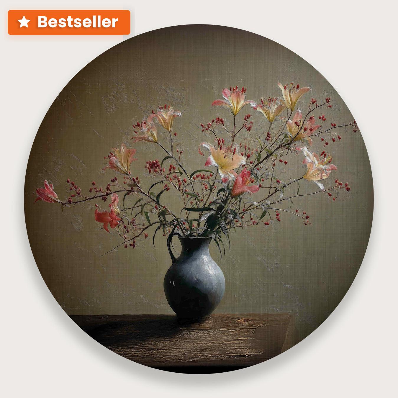 Bloemen 15 · Muurcirkel-Muurcirkel-House of Posters-House of Posters