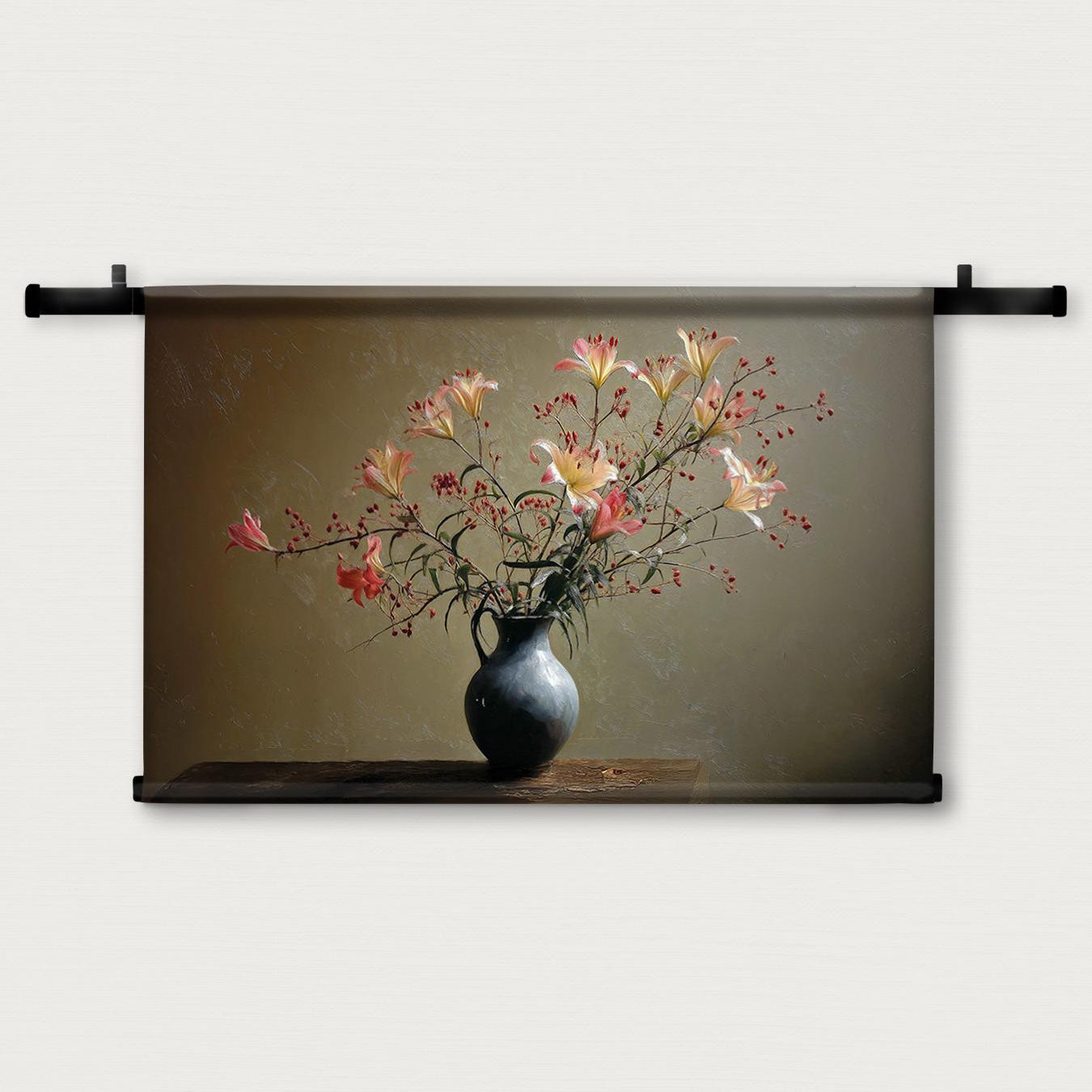 Bloemen 15 · Wandkleed-Wandkleed-House of Posters-House of Posters