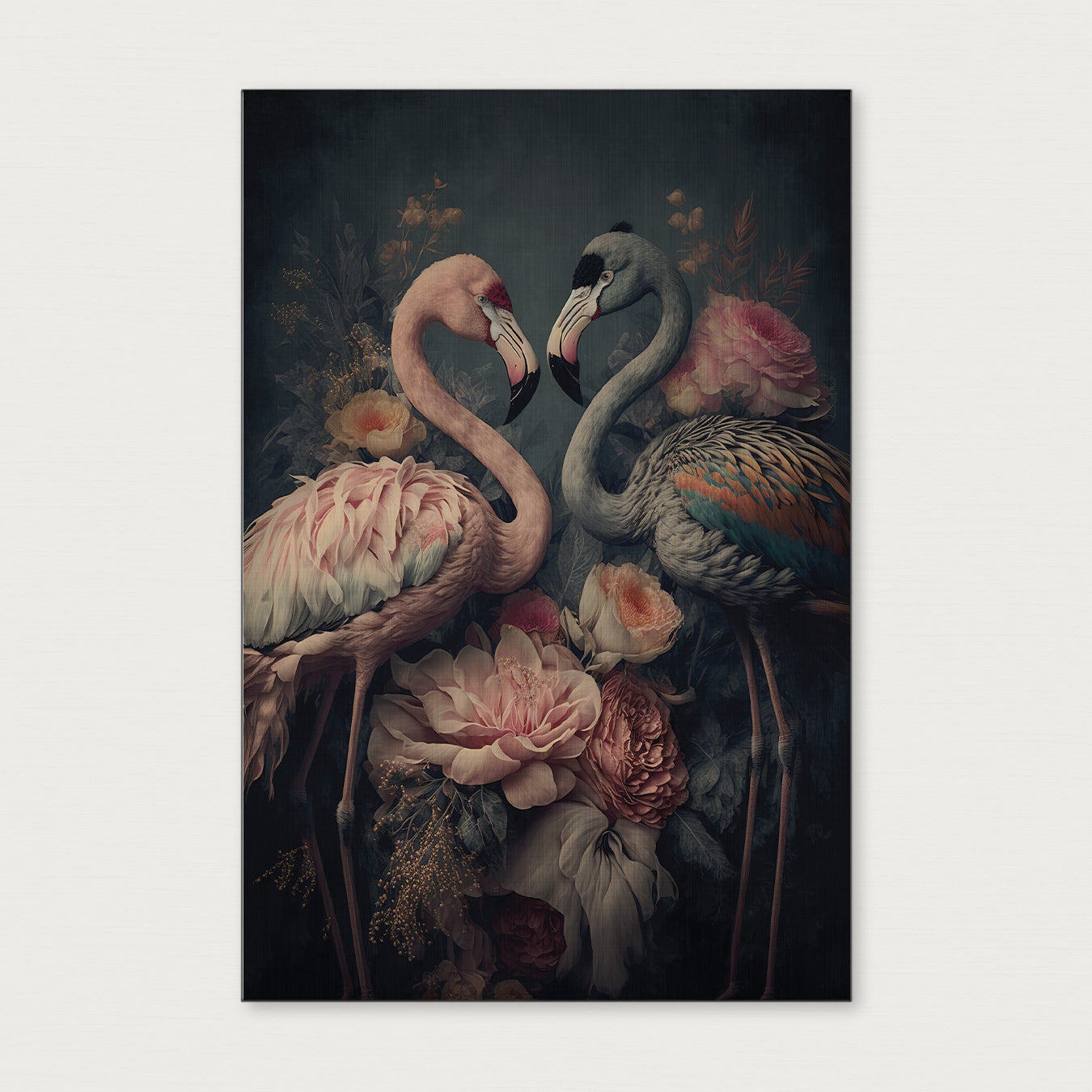 Bloemen Flamingo's-Poster staand-House of Posters-House of Posters