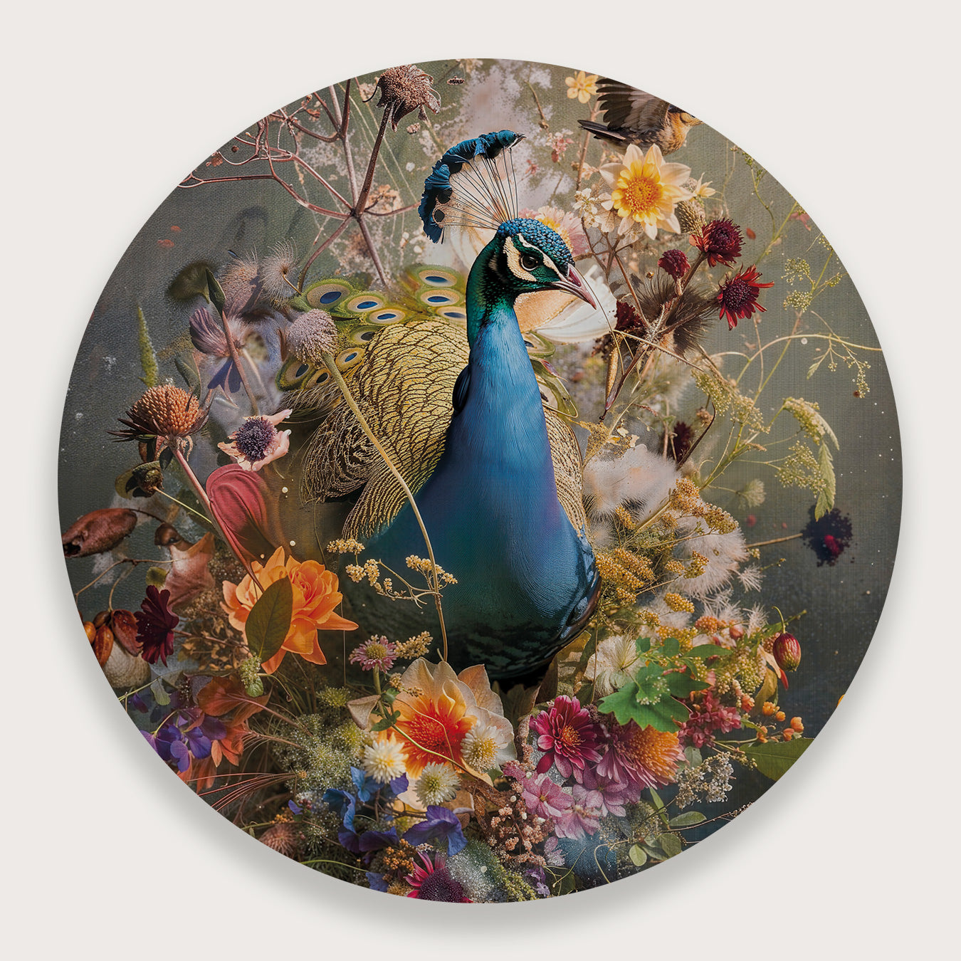 Bloemen Pauw · Muurcirkel-Muurcirkel-House of Posters-House of Posters