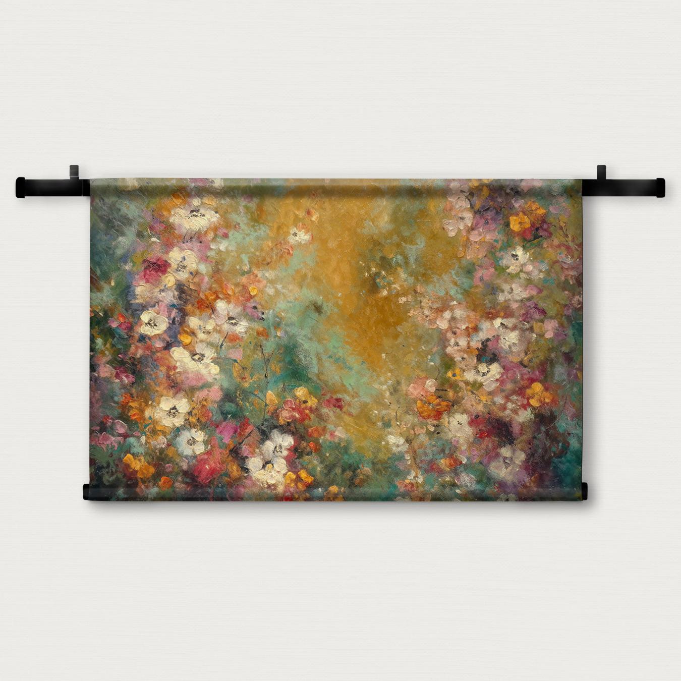 Bloemen spetters 5 · Wandkleed-Wandkleed-House of Posters-House of Posters