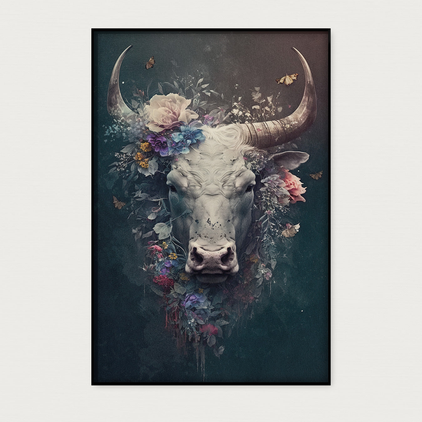 Bull · Akoestisch paneel-Poster staand-House of Posters-House of Posters