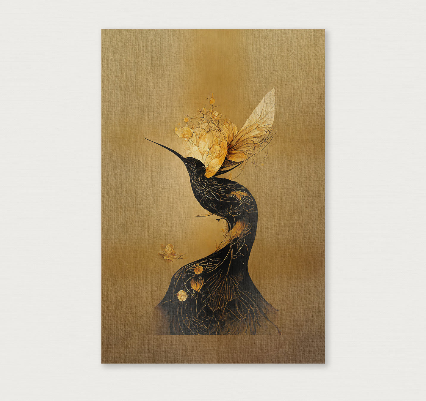 Elegant Kolibri · Canvas-Poster staand-House of Posters-House of Posters
