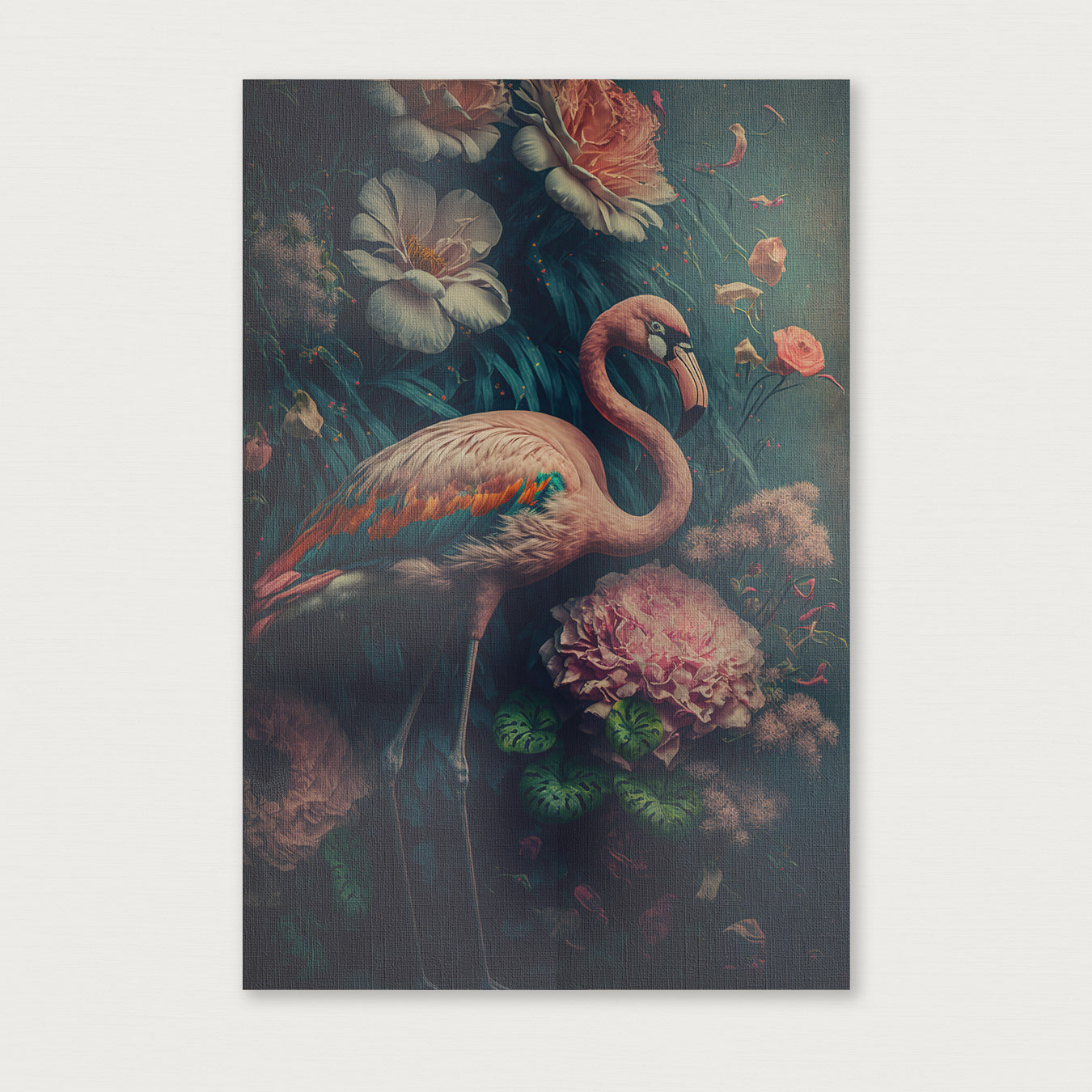 Flamingo 1 · Canvas-Poster staand-House of Posters-House of Posters
