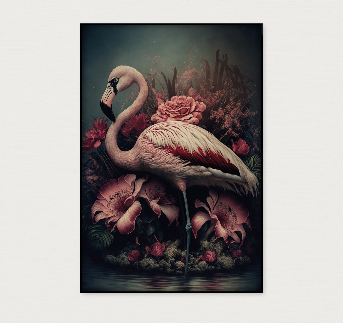 Flamingo 3 · Artframe-Poster staand-House of Posters-House of Posters