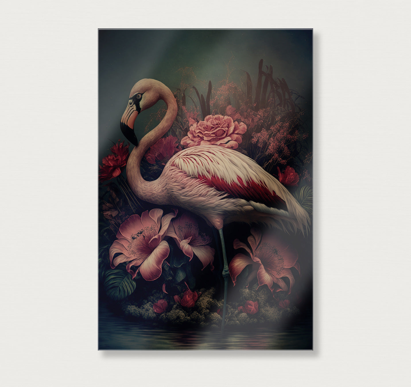Flamingo 3 · Plexiglas-Poster staand-House of Posters-House of Posters
