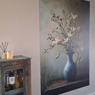 klantfoto behang bloemen