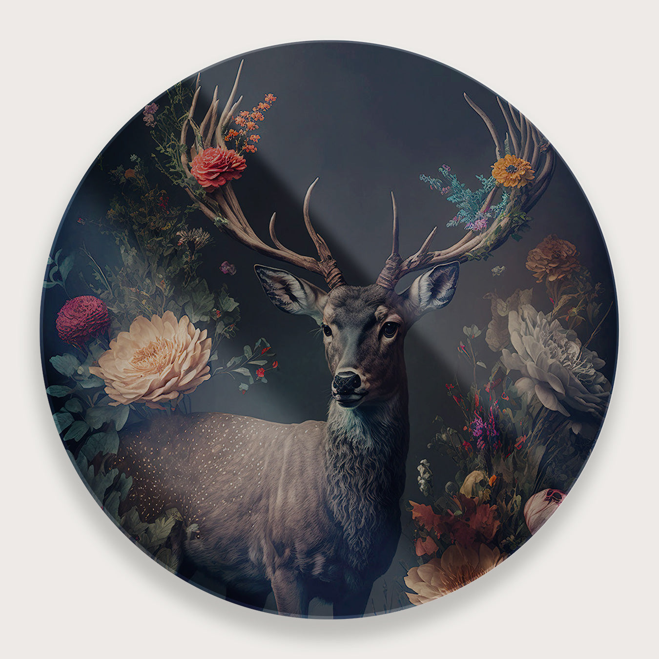 Hert · Plexiglas-Muurcirkel-House of Posters-House of Posters