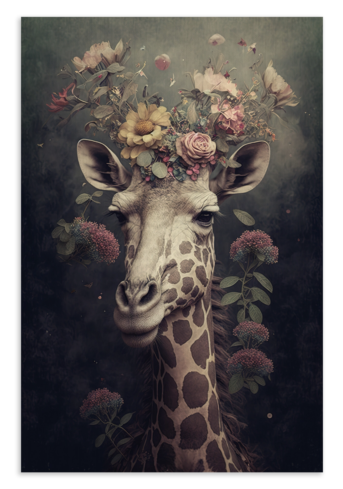 Giraf · Canvas – productfoto