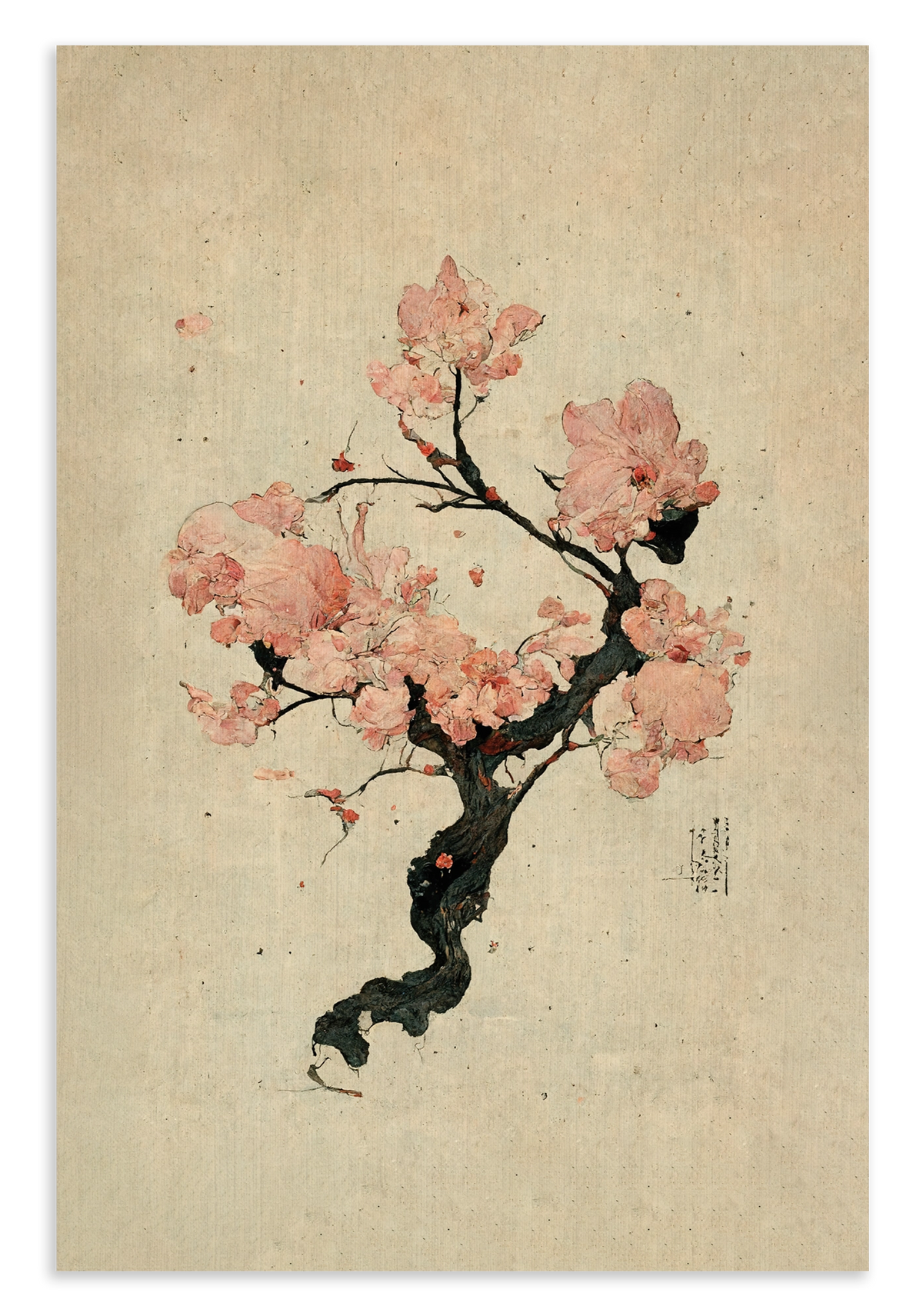 Japanse kersenbloesem · Canvas – productfoto