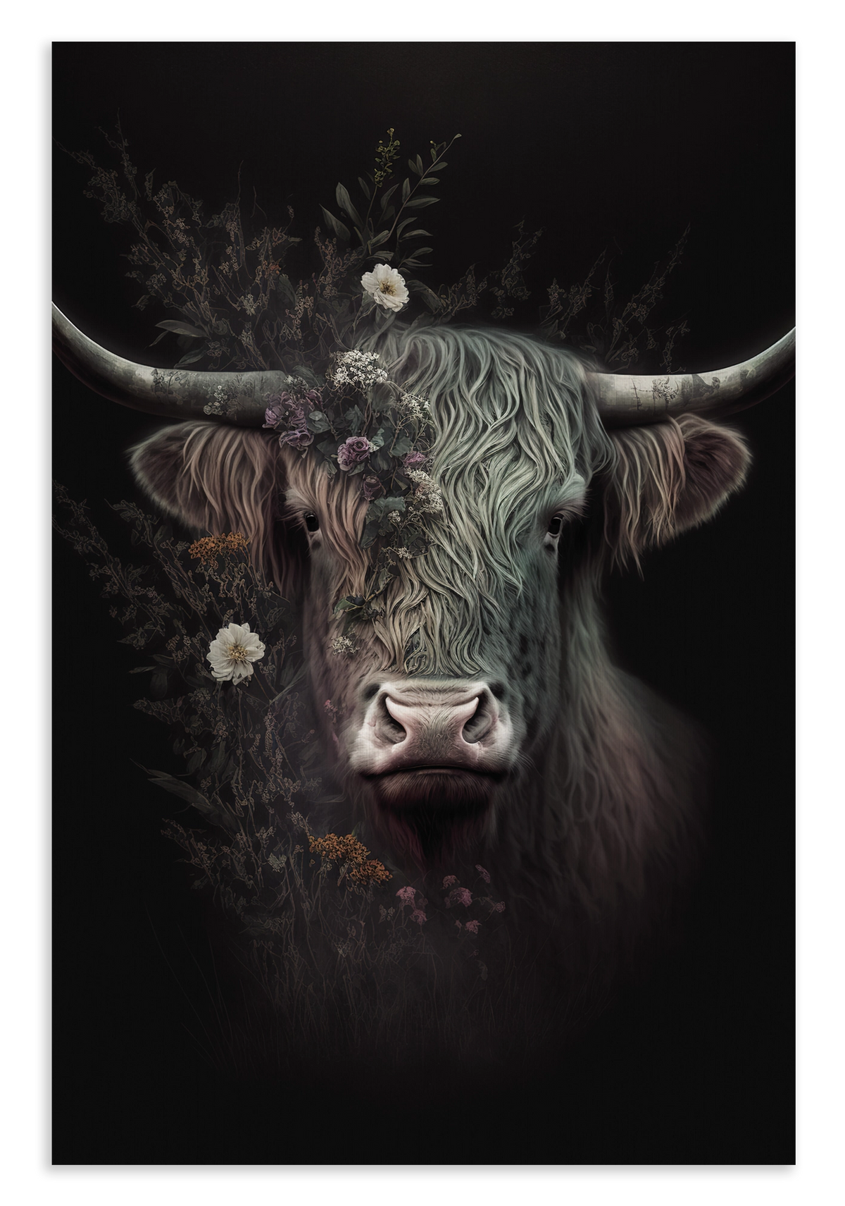 Schotse hooglander · Canvas – productfoto