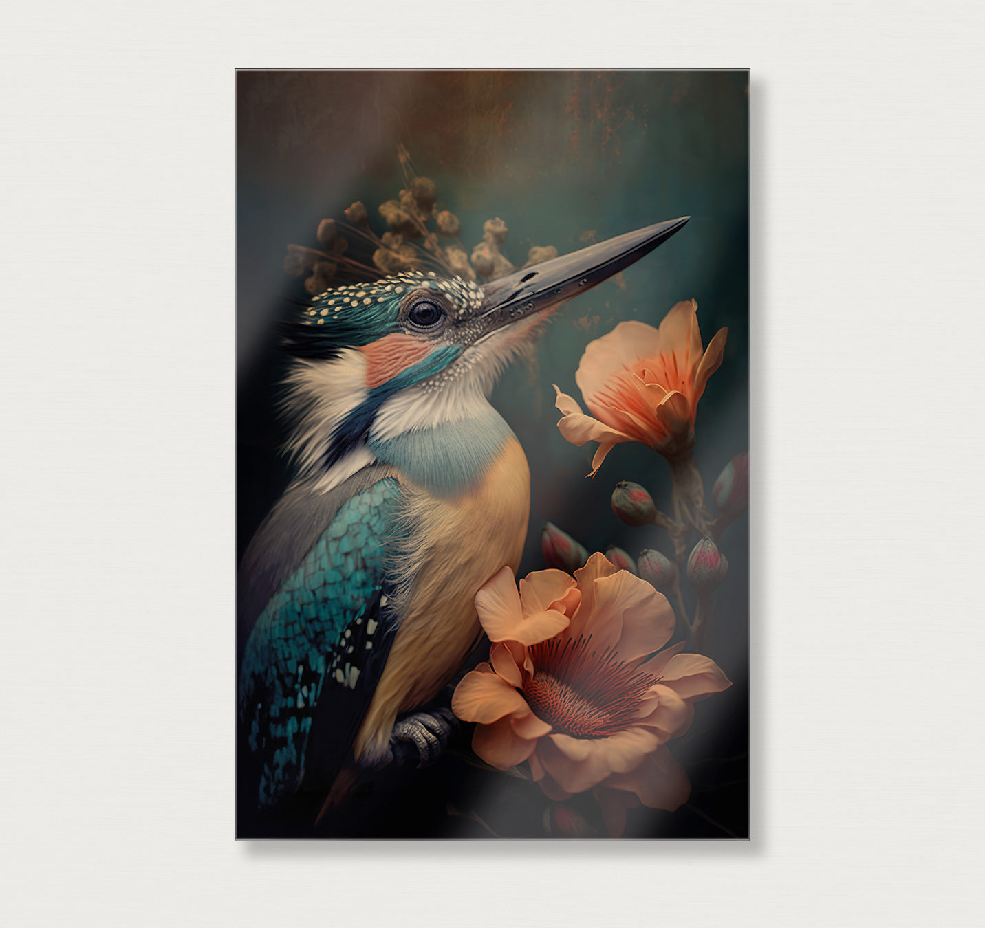 Ijsvogel 2 · Plexiglas-Poster staand-House of Posters-House of Posters