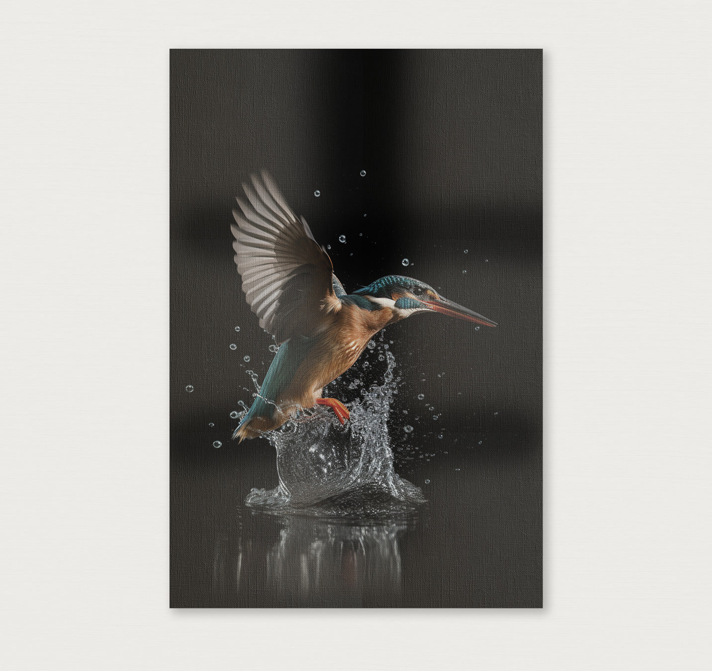 Ijsvogel 3 · Canvas-Poster staand-House of Posters-House of Posters