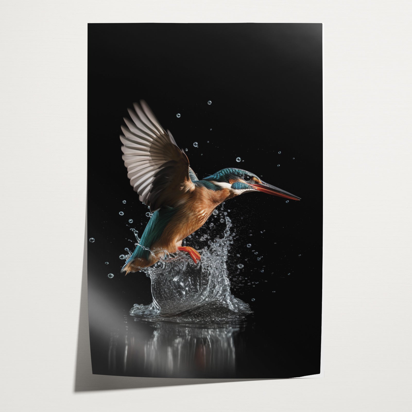 Ijsvogel 3 · Papier-Poster staand-House of Posters-House of Posters