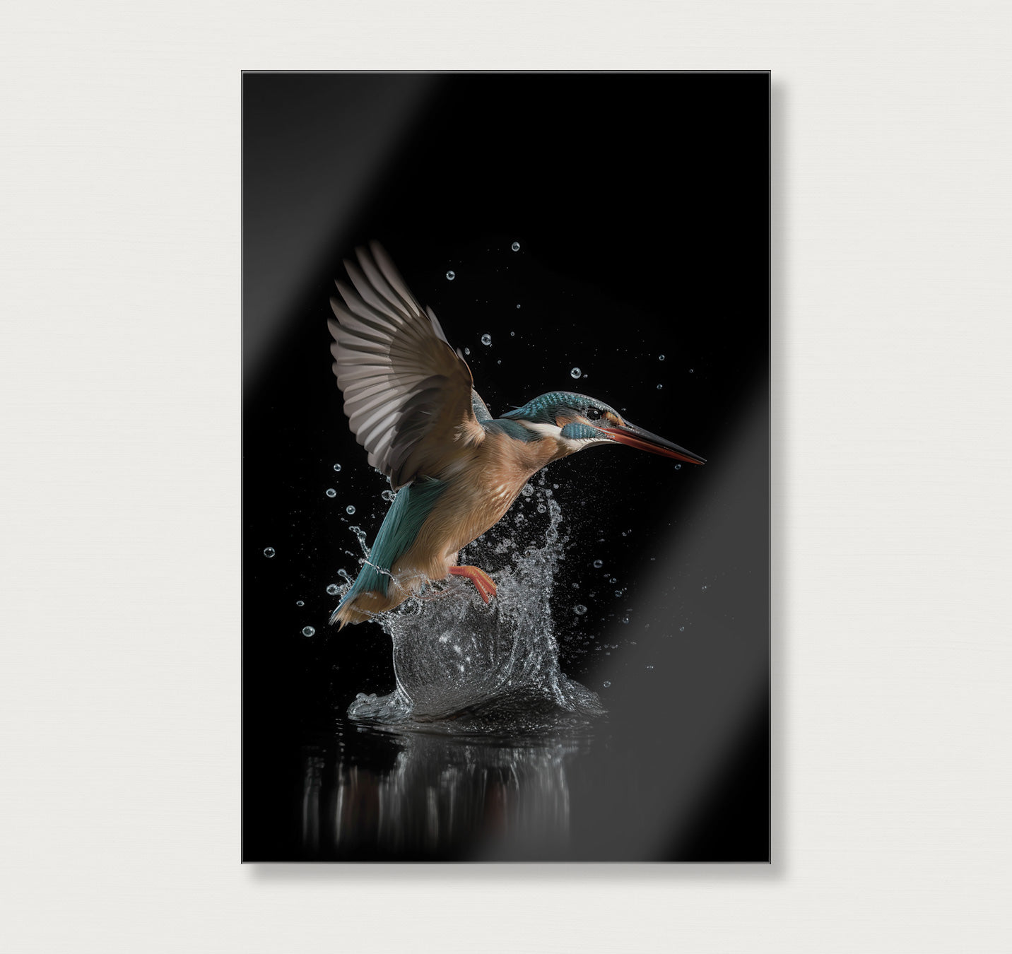 Ijsvogel 3 · Plexiglas-Poster staand-House of Posters-House of Posters
