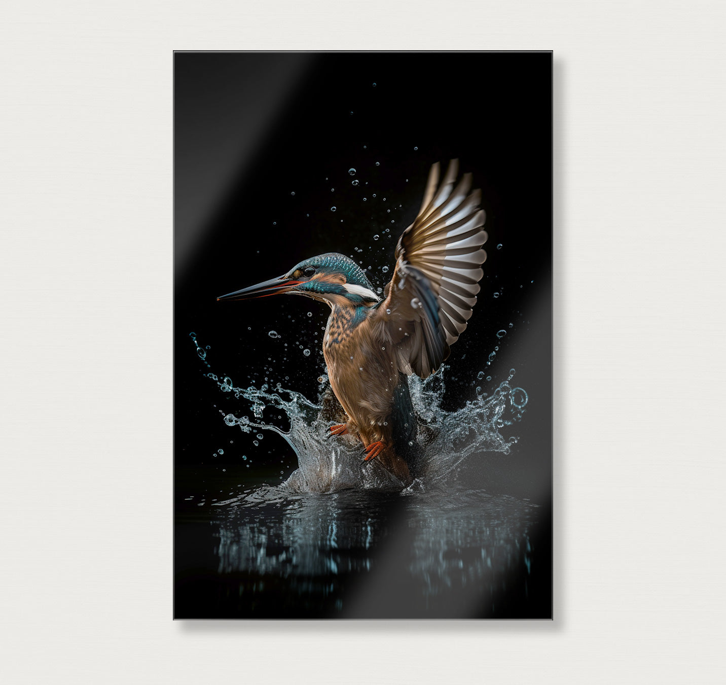 Ijsvogel 4 · Plexiglas-Poster staand-House of Posters-House of Posters