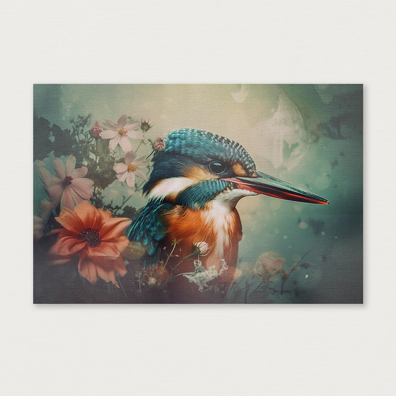 Ijsvogel 5 · Canvas-Poster liggend-House of Posters-House of Posters