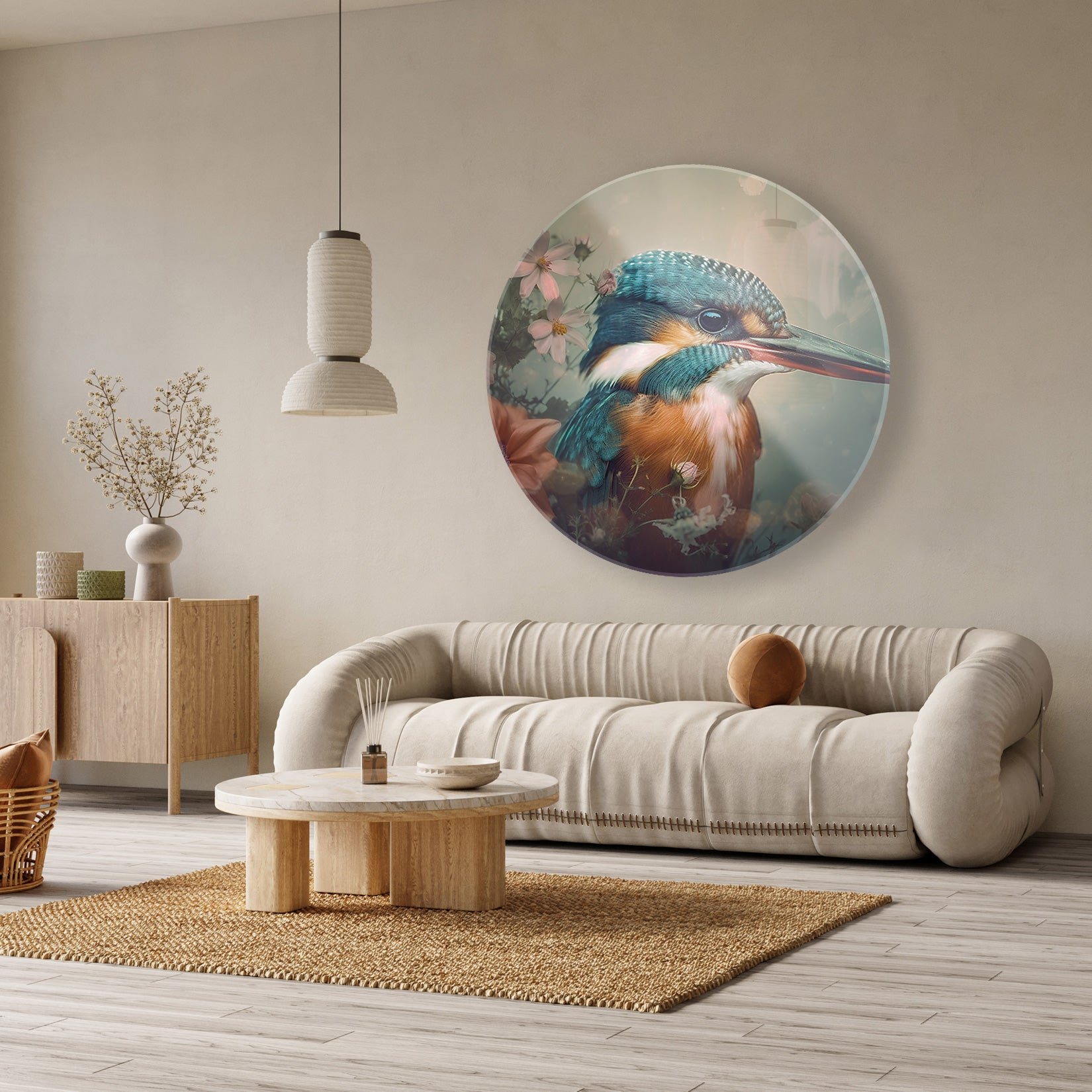 Ijsvogel 5 · Plexiglas-Muurcirkel-House of Posters-House of Posters