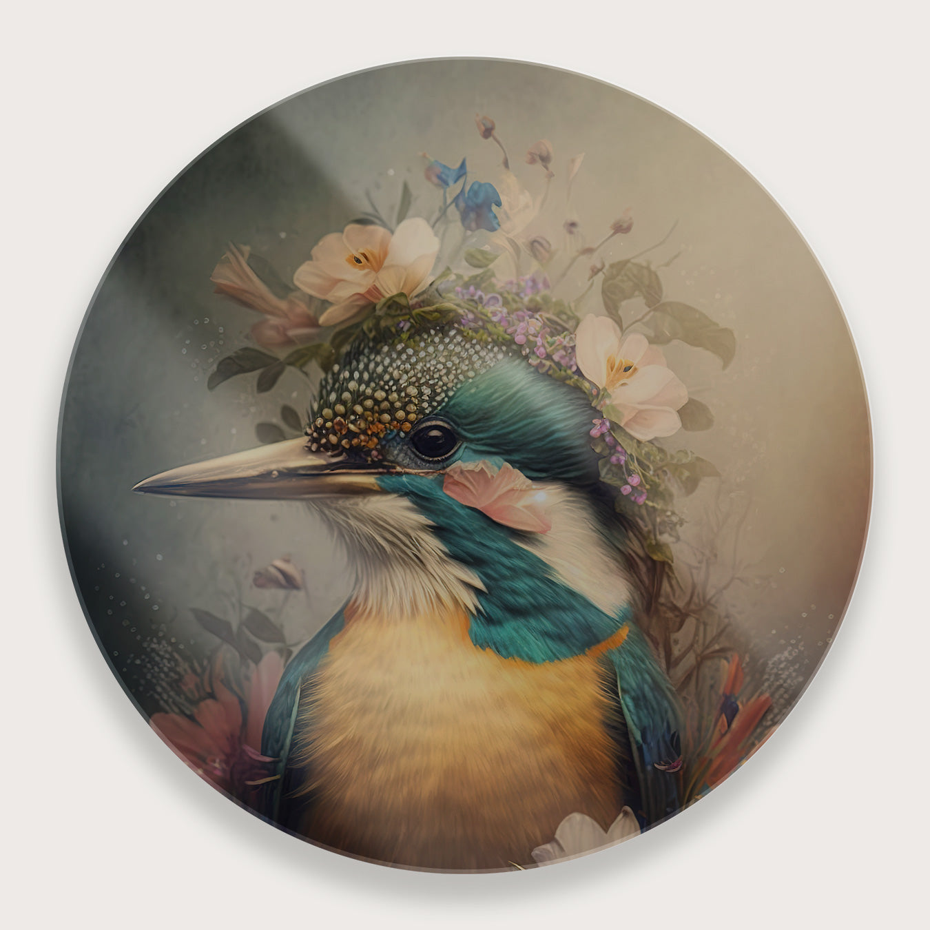 Ijsvogel 6 · Plexiglas-Muurcirkel-House of Posters-House of Posters