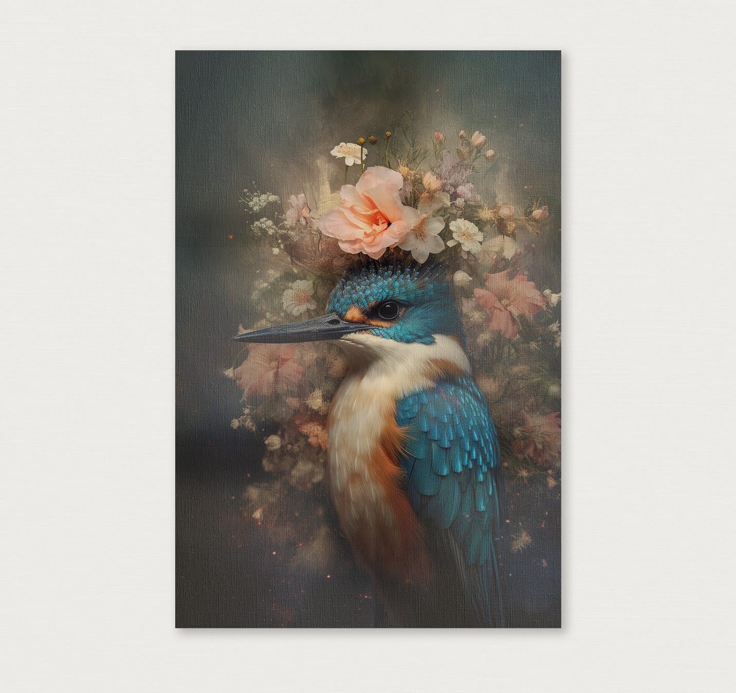 Ijsvogel 7 · Canvas-Poster staand-House of Posters-House of Posters
