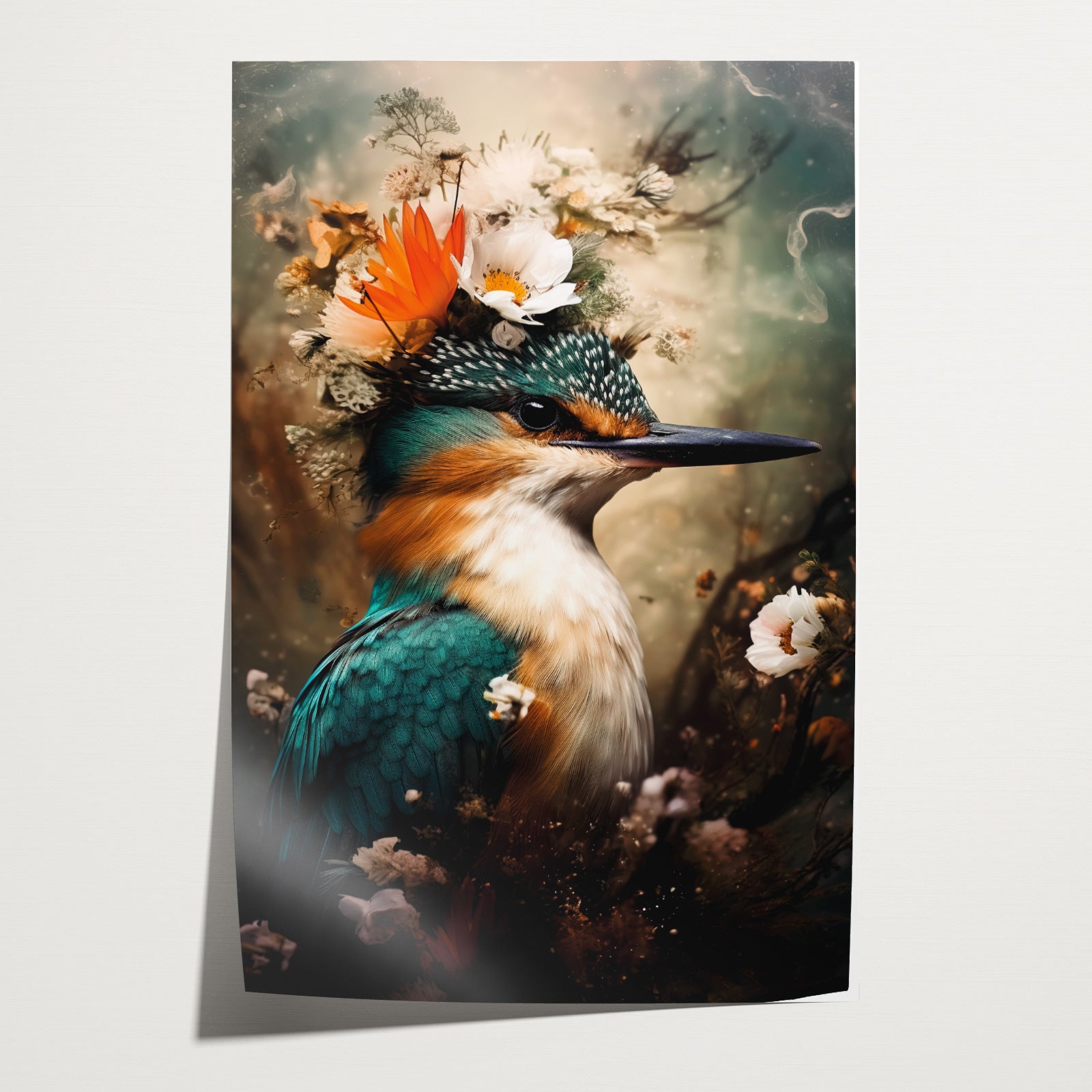 Ijsvogel 8 · Papier-Poster staand-House of Posters-House of Posters
