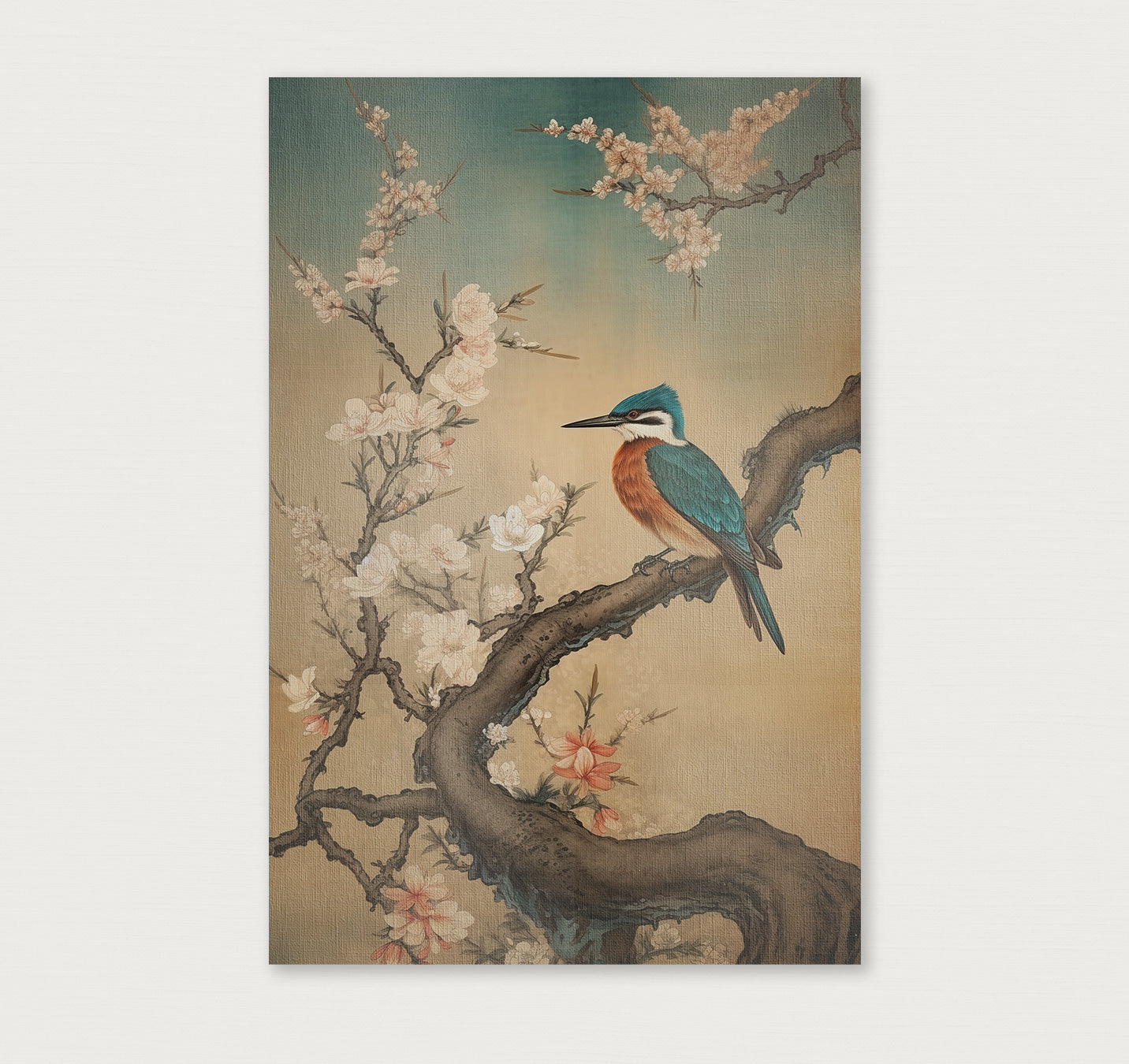 Ijsvogel 9 · Canvas-Poster staand-House of Posters-House of Posters
